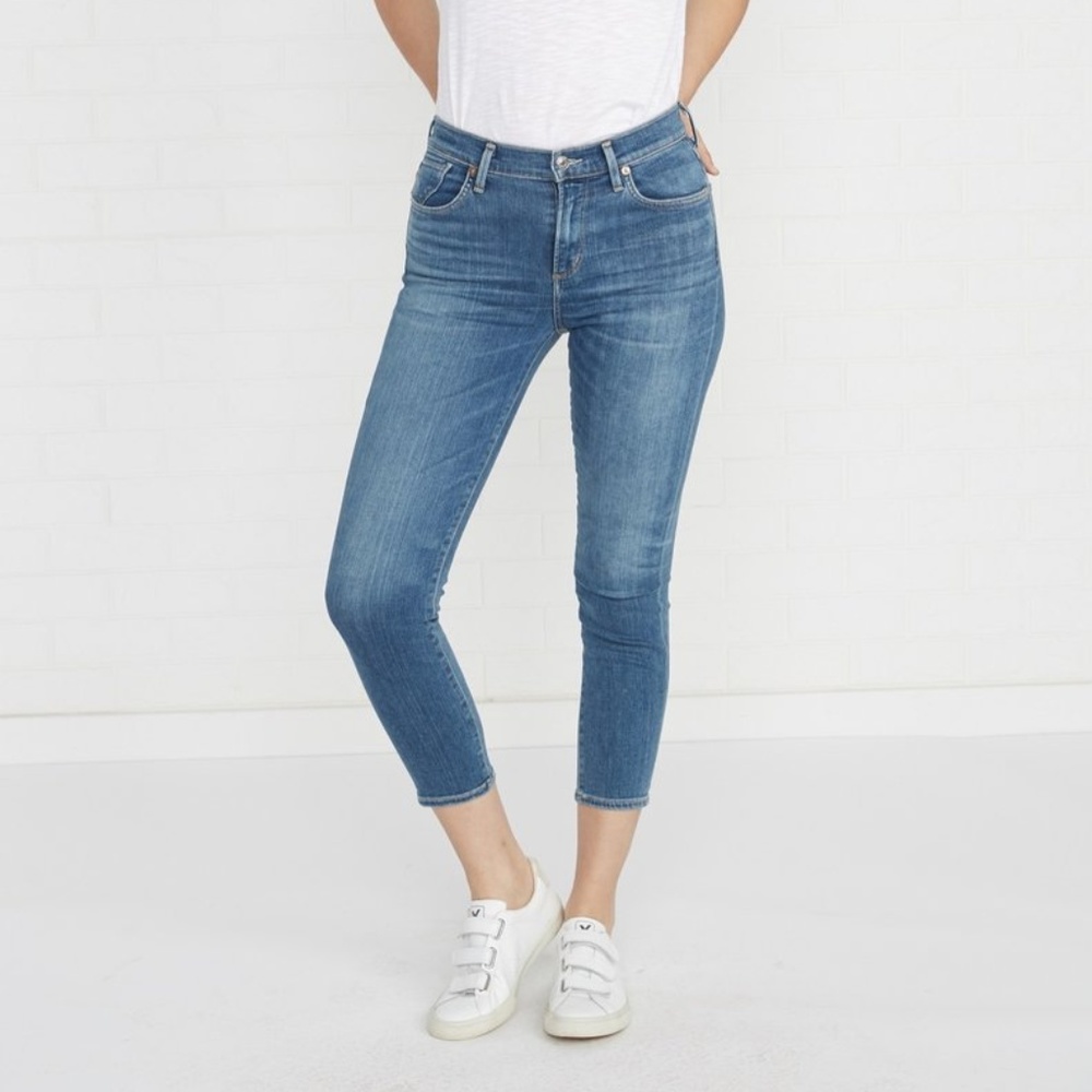 AGOLDE Exclusive Hi-Rise Skinny Jeans Sophie Crop